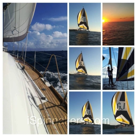 Beneteau Oceanis 46 con spinnaker asimétrico